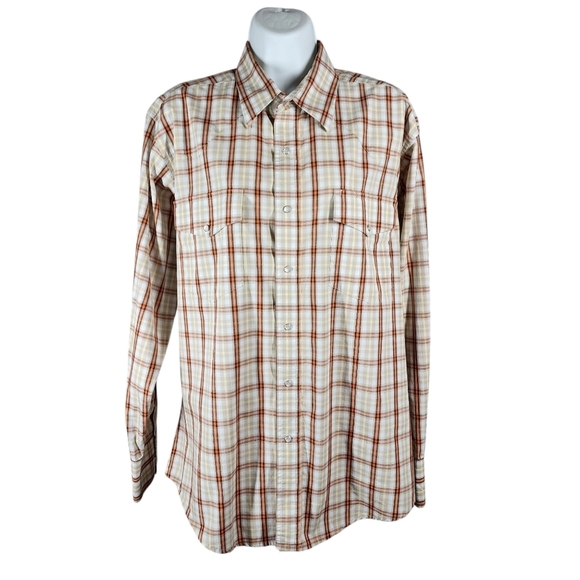 WRANGLER PEARL SNAP WESTERN SHIRT - Picture 1 of 8